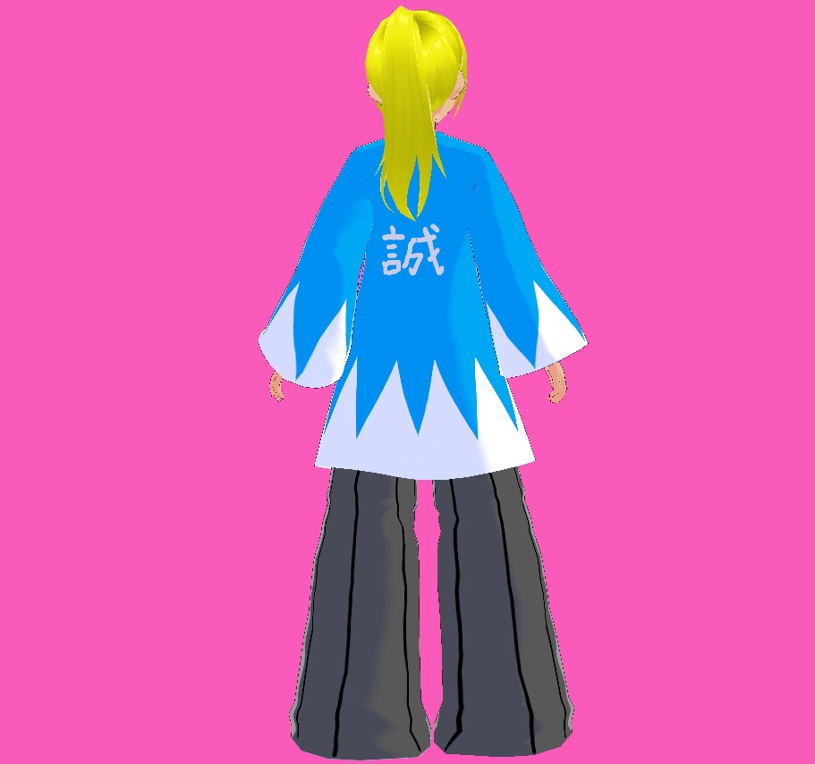 新撰組一番隊隊長沖田総司レディースvrmアバター・テクスチャVroid用