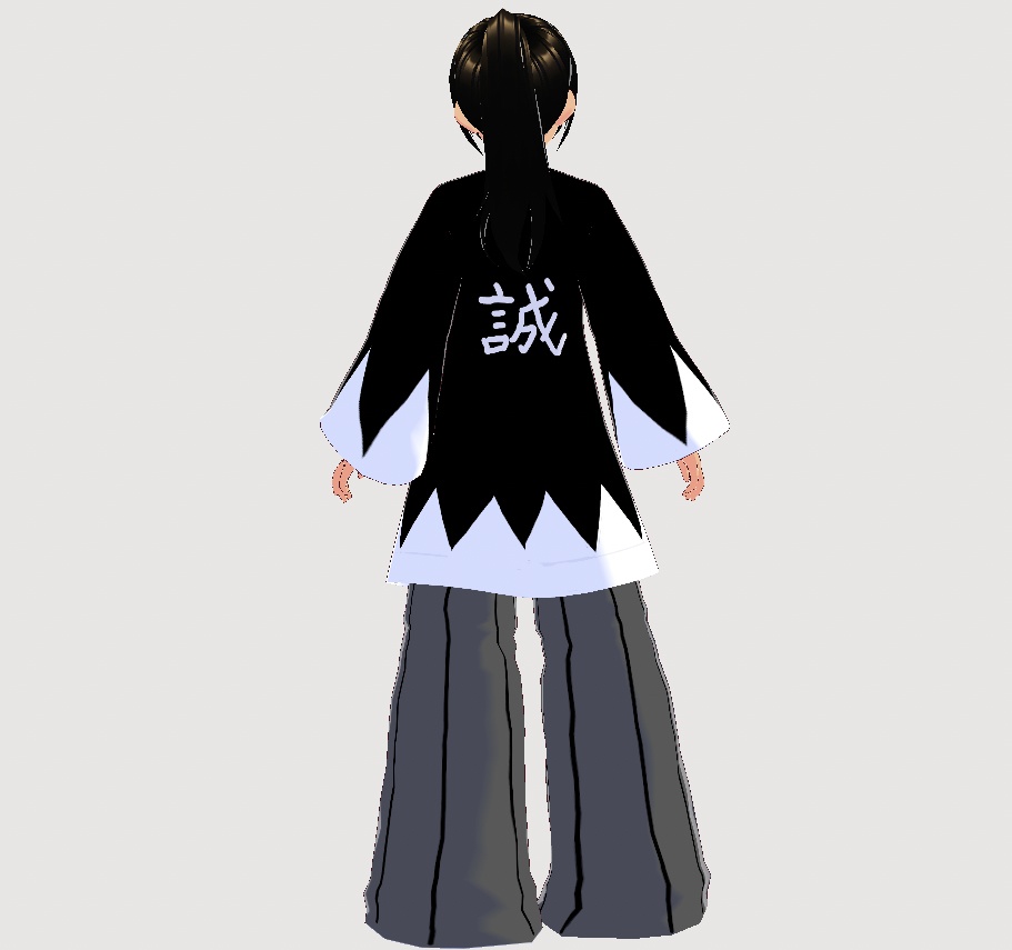 新撰組局長近藤勇レディースvrmアバター・テクスチャVroid用