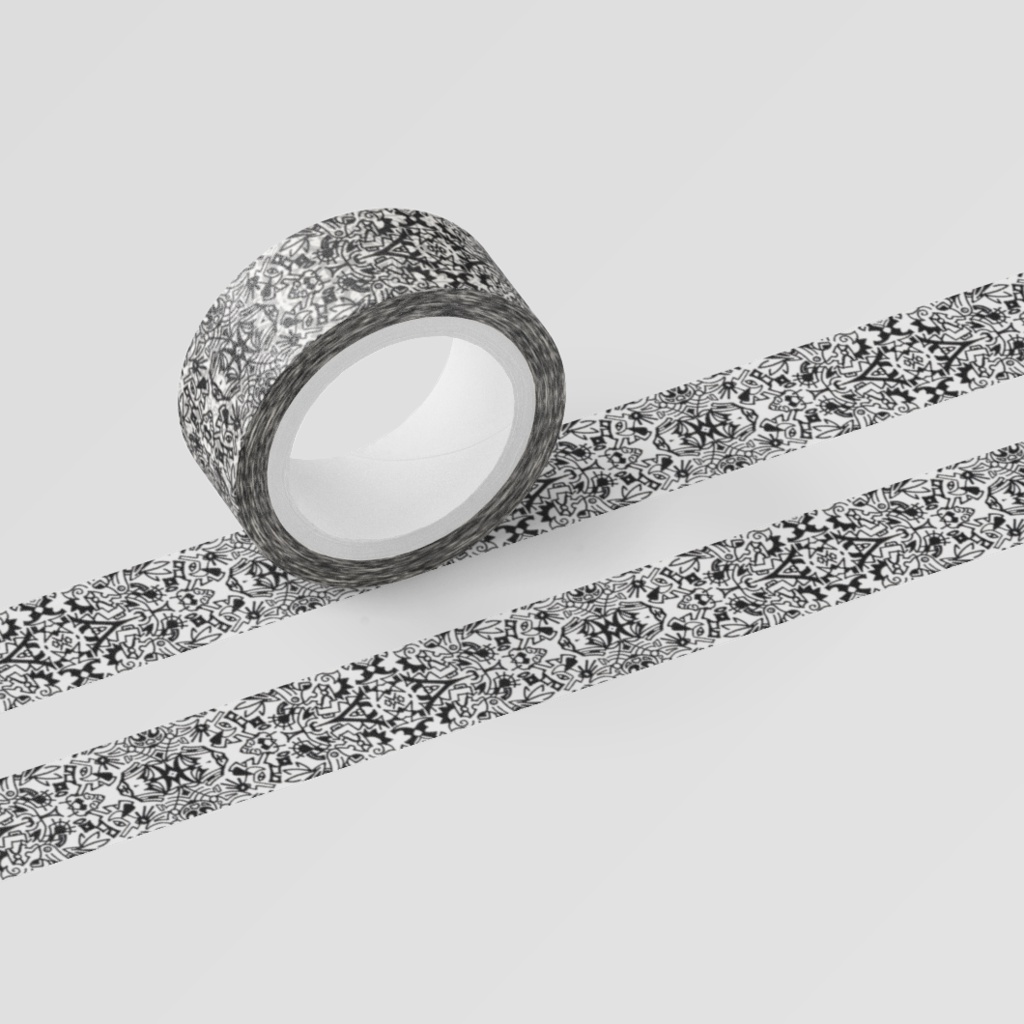 ゴシックっぽいマスキングテープ