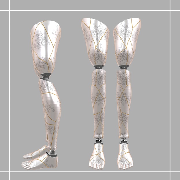 Kintugi_Leg 金継ぎ義足 for 森羅