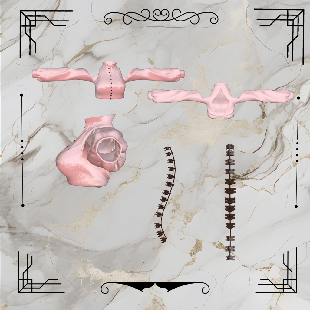 patchwork pants&shirt