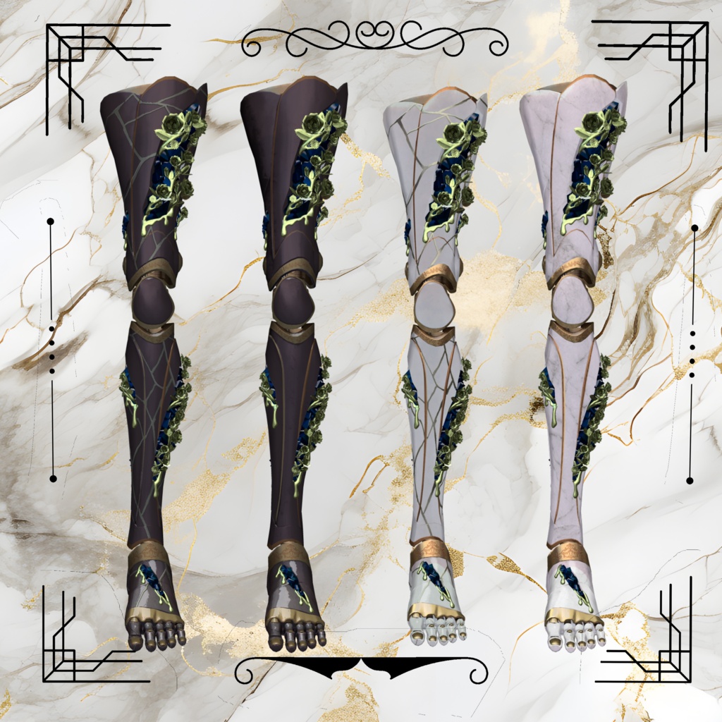 Relief_leg & Botanical_leg