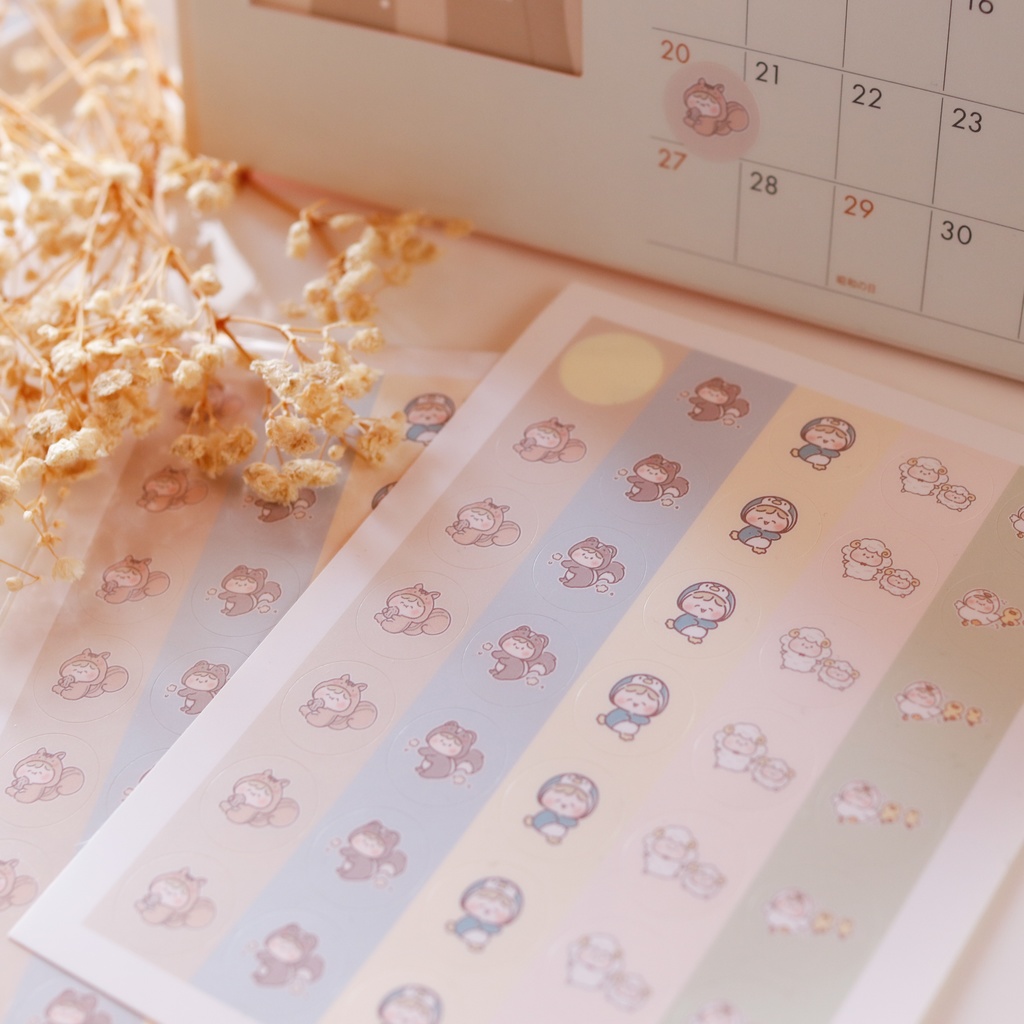 【4周年アニバーサリーグッズ】ミニミニシートシール