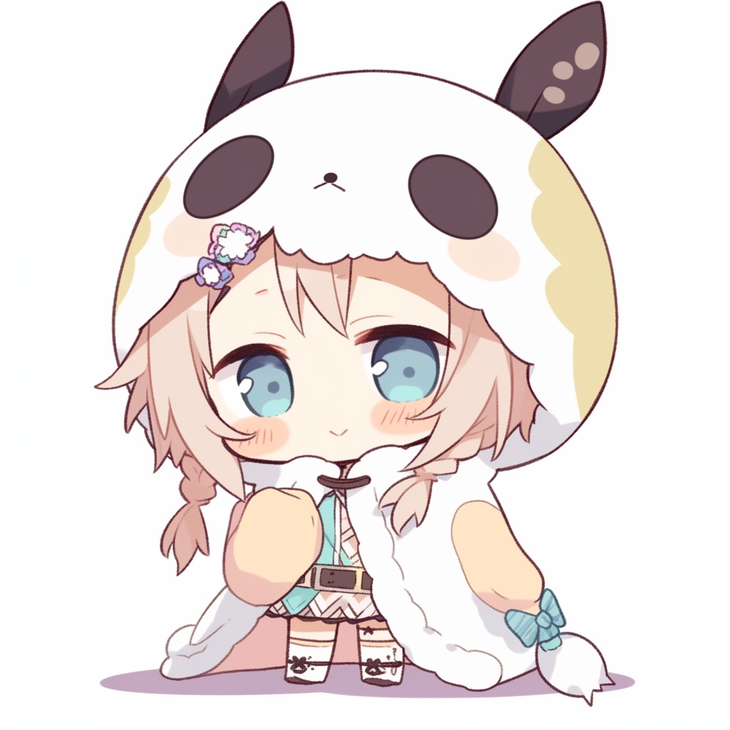 【アイコン素材】ゆるかわパジャマミニキャラセット(5種類 / 商用OK)