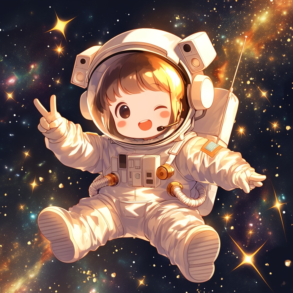 『ちび宇宙飛行士コレクション｜無重力でふわふわ漂う5キャラセット』