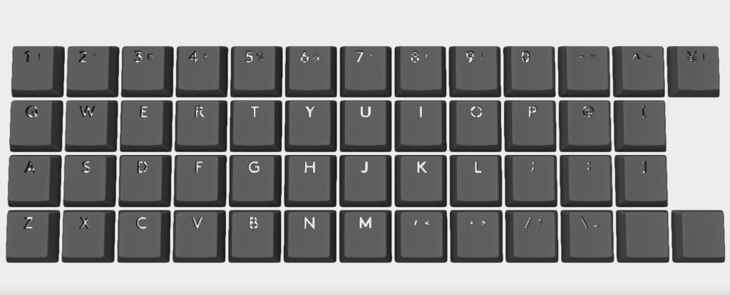 【choc v1用STLデータ】 48keyセット