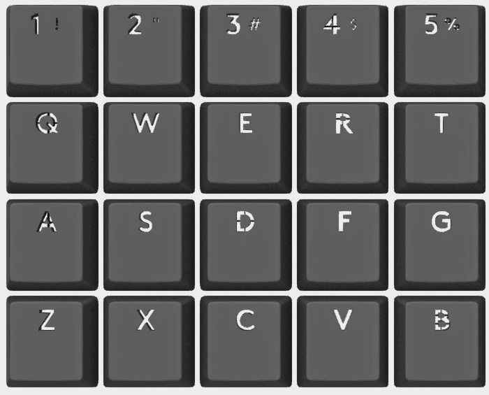 【choc v1用STLデータ】 48keyセット