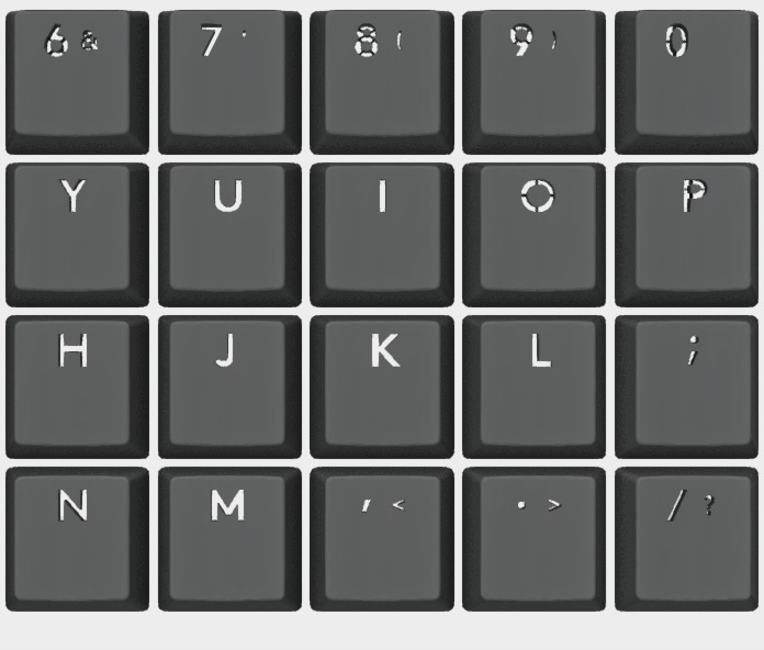 【choc v1用STLデータ】 48keyセット