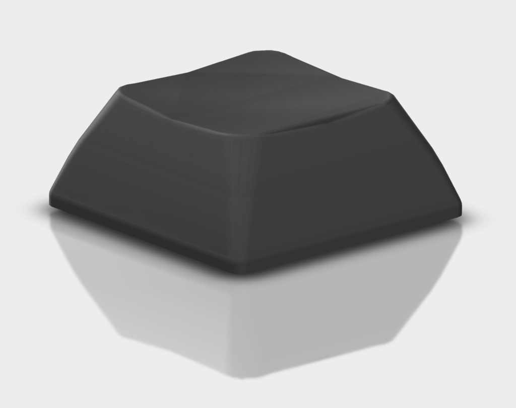 【choc v1用STLデータ】 1u DSUプロファイルキーキャップ