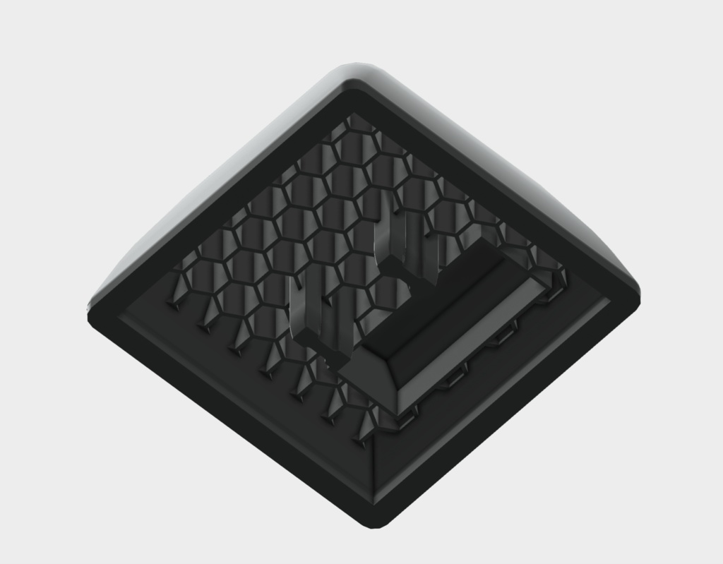 【choc v1用STLデータ】 1u DSUプロファイルキーキャップ
