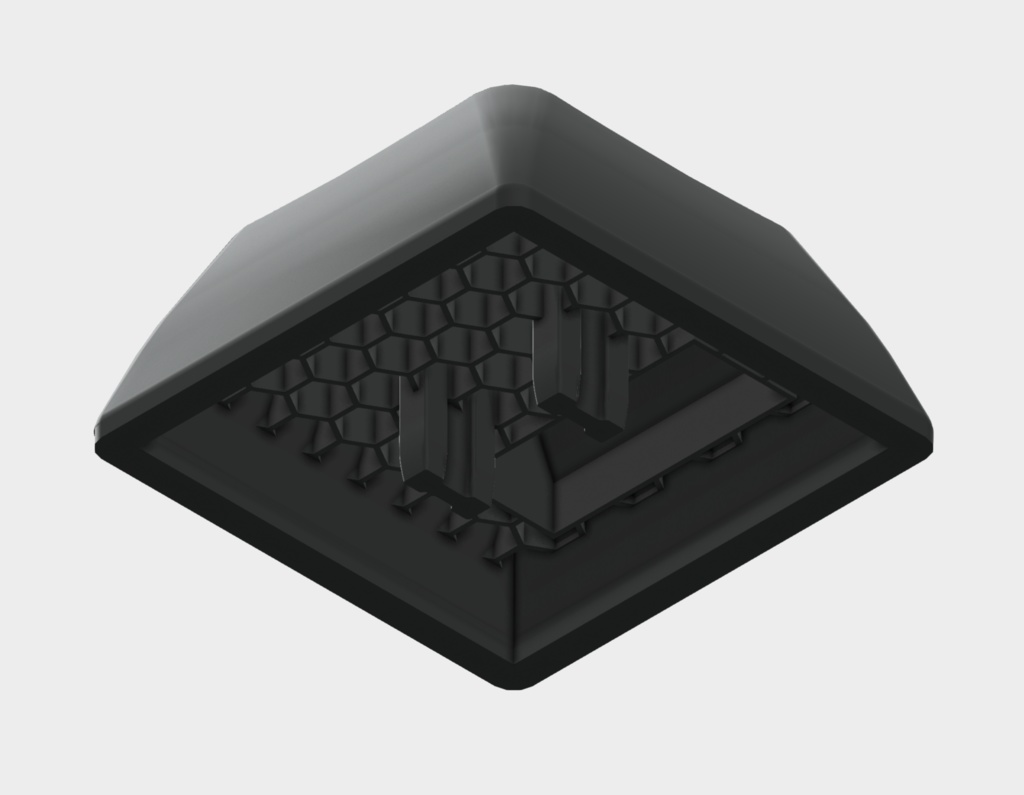 【choc v1用STLデータ】 1u DSUプロファイルキーキャップ