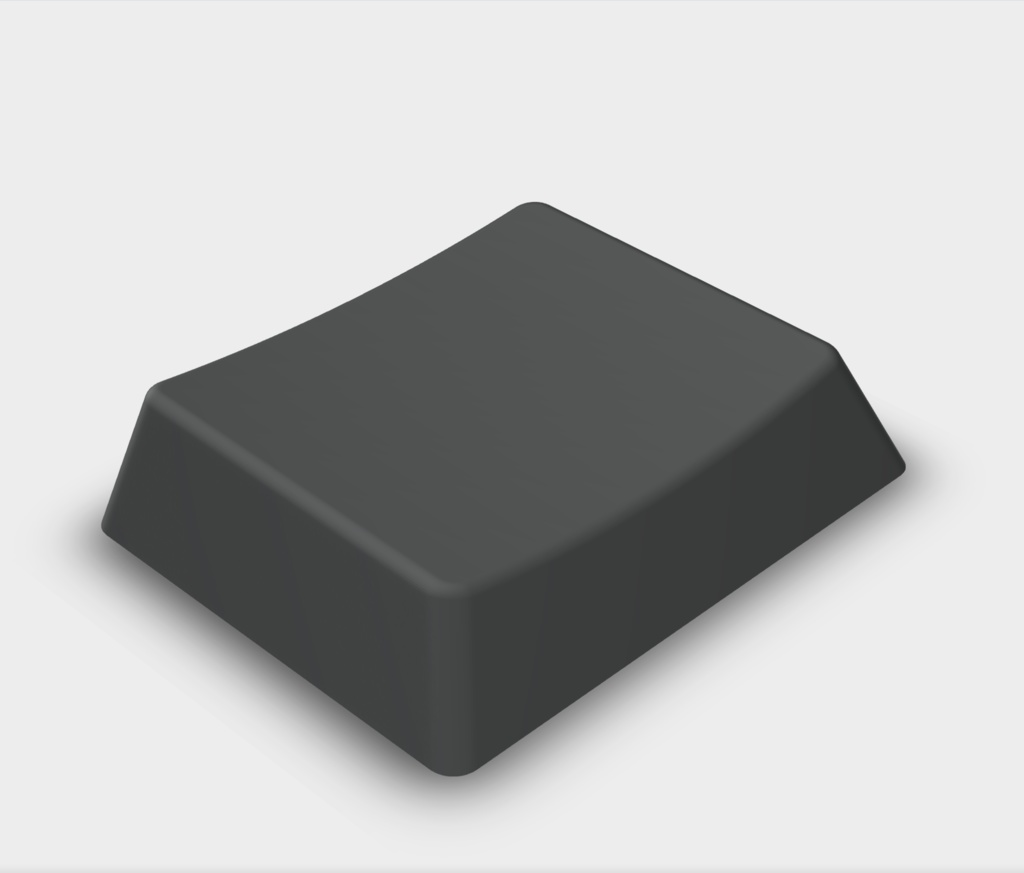 【choc v1用STLデータ】【16.5mm】1u~1.75u