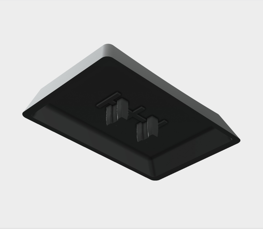 【choc v1用STLデータ】【16.5mm】1u~1.75u