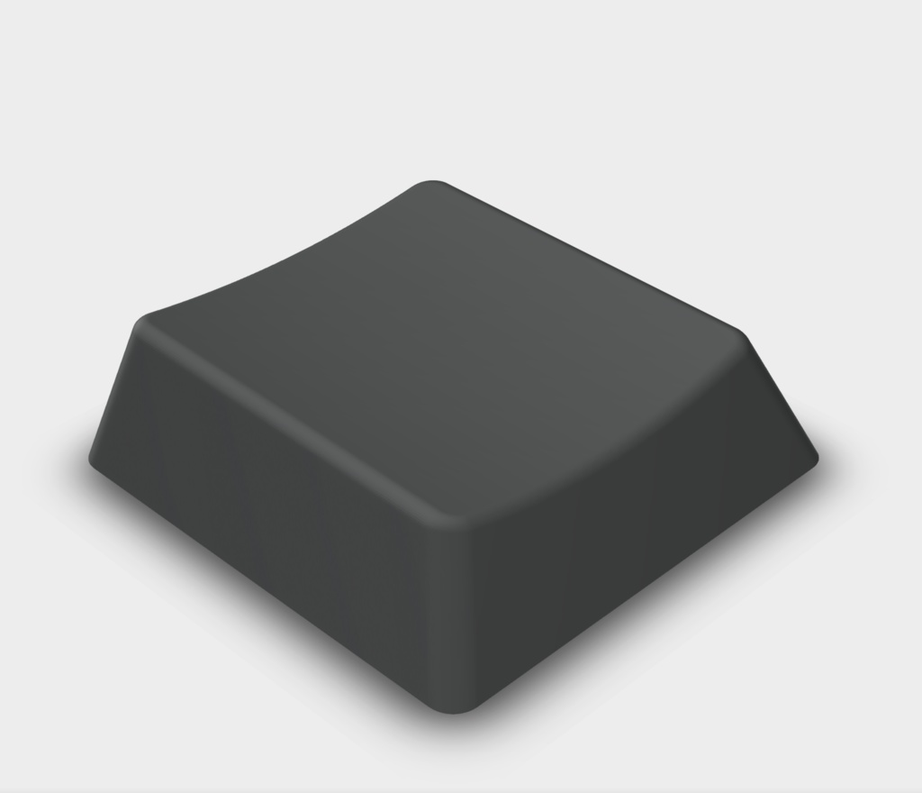 【choc v1用STLデータ】【16.5mm】1u～1.75u