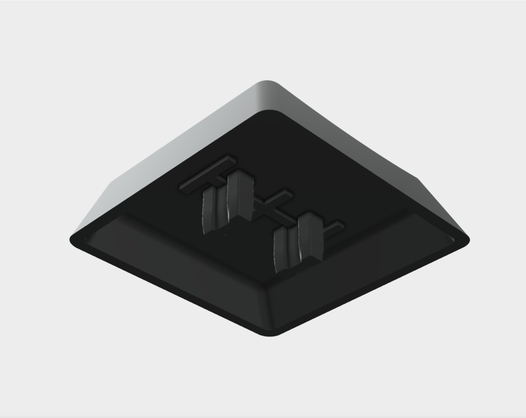 【choc v1用STLデータ】【16.5mm】1u~1.75u