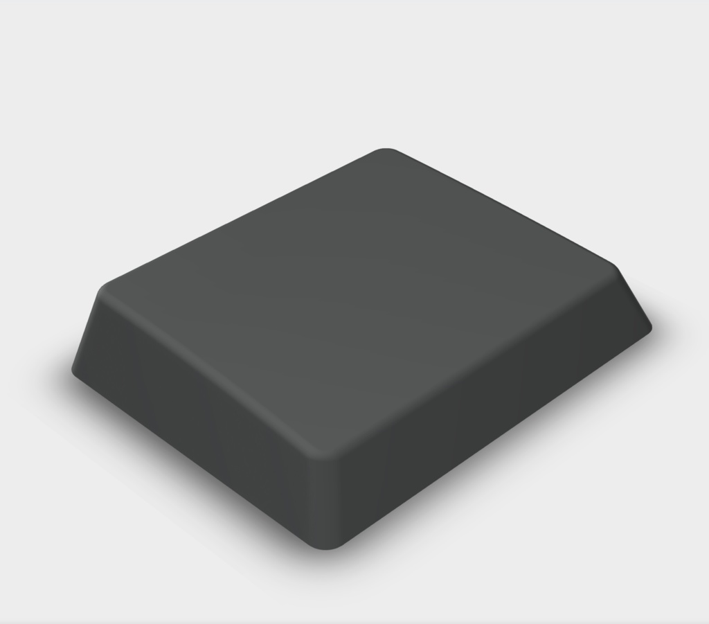 【choc v1用STLデータ】【16.5mm】1u~1.75u 親指用 バラ