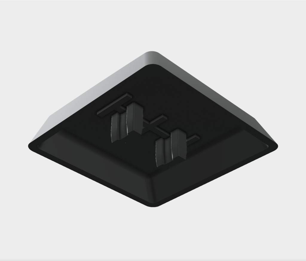 【choc v1用STLデータ】【16.5mm】1u~1.75u 親指用 バラ