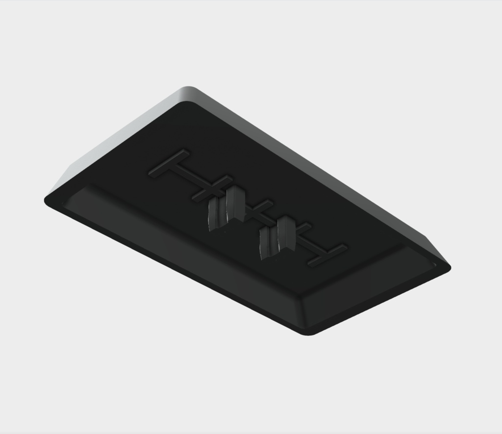 【choc v1用STLデータ】【16.5mm】1u~1.75u 親指用 バラ