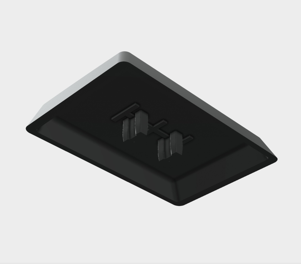 【choc v1用STLデータ】【16.5mm】1u~1.75u 親指用 バラ