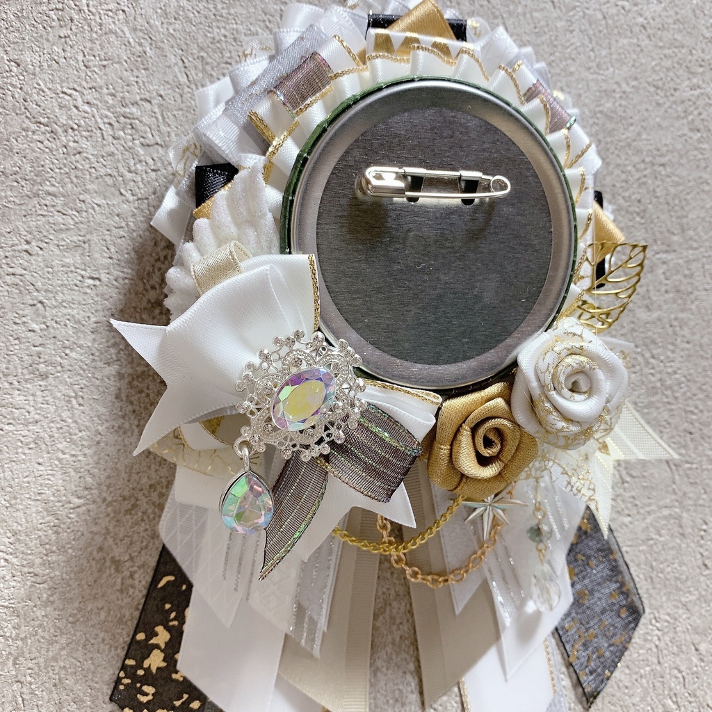 痛ロゼット♪65mm 鶴丸国永イメージ