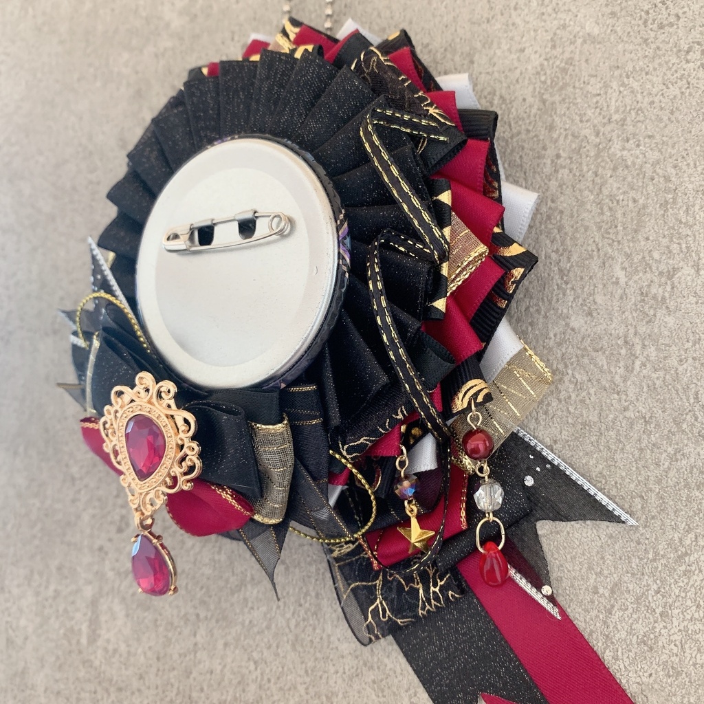 痛ロゼット♪50-54mm 赤×黒