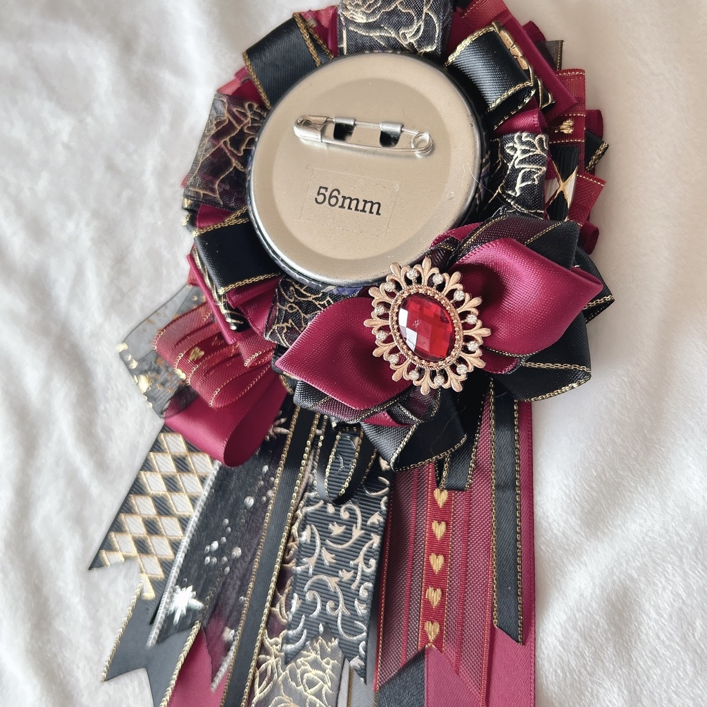 痛ロゼット♪黒系 50-65mm用