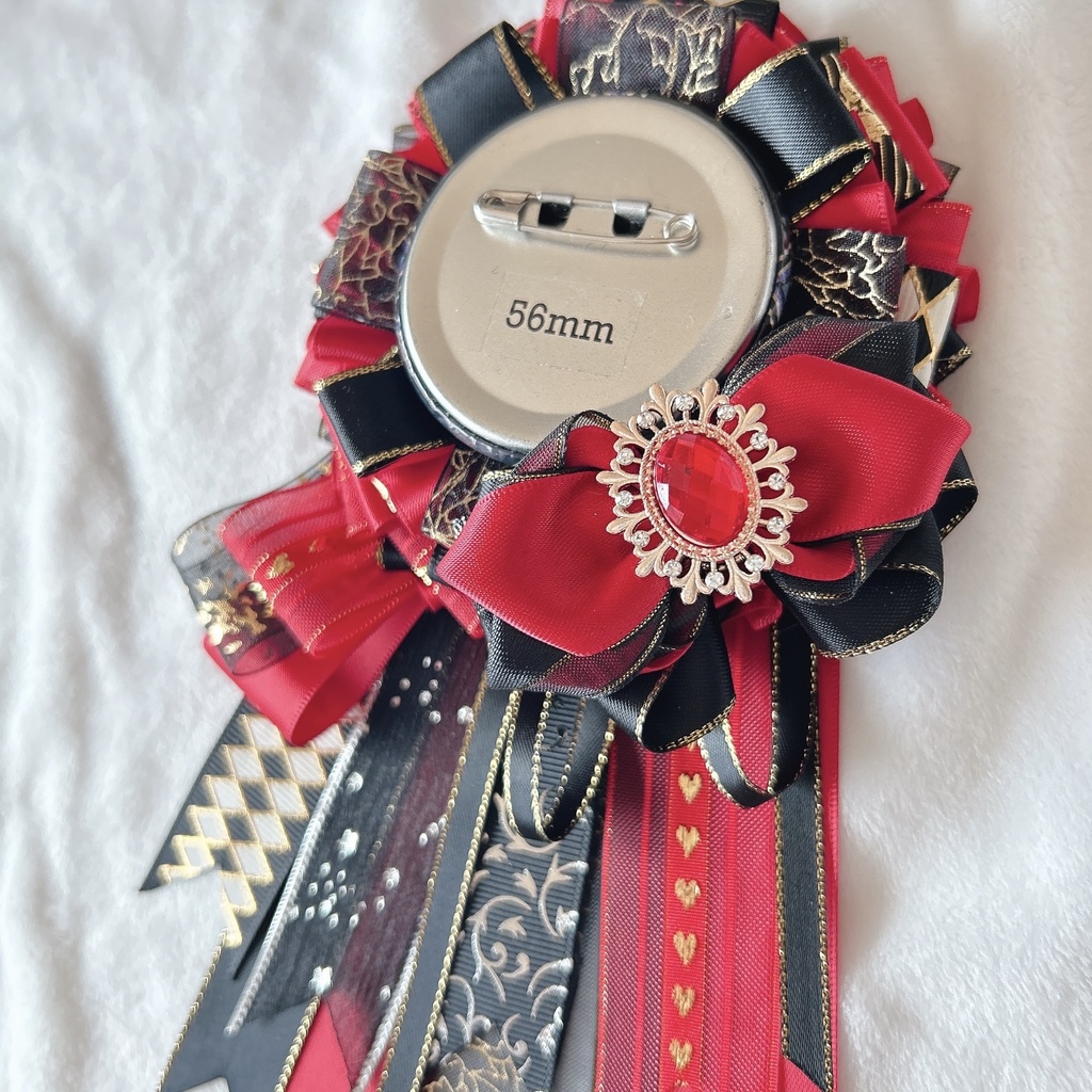 痛ロゼット♪黒系 50-65mm用