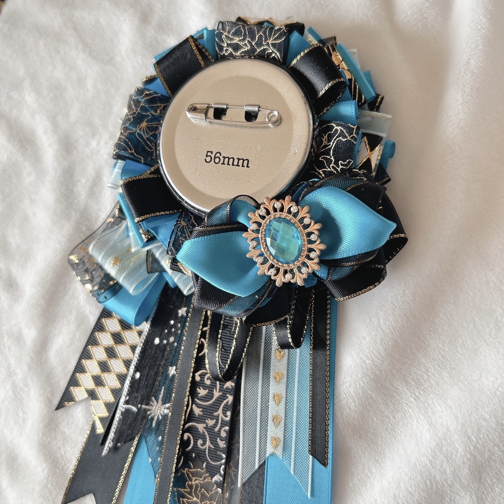 痛ロゼット♪黒系 50-65mm用