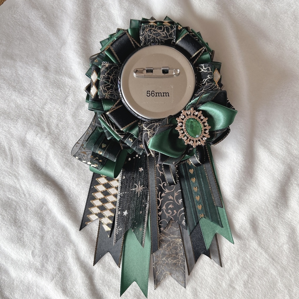 痛ロゼット♪黒系 50-65mm用