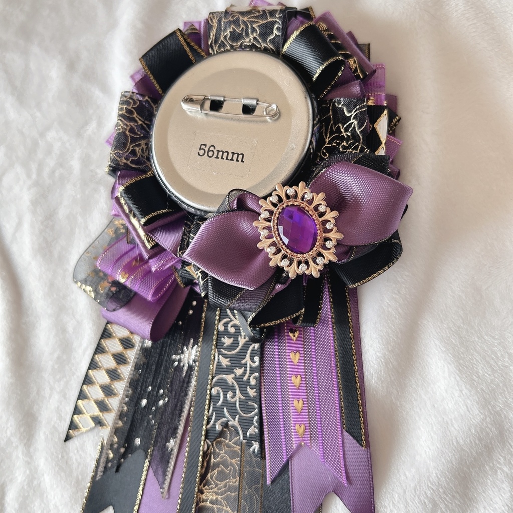 痛ロゼット♪黒系 50-65mm用