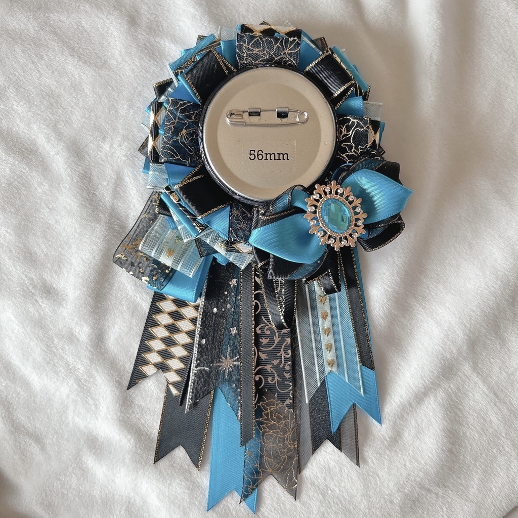 痛ロゼット♪黒系 50-65mm用