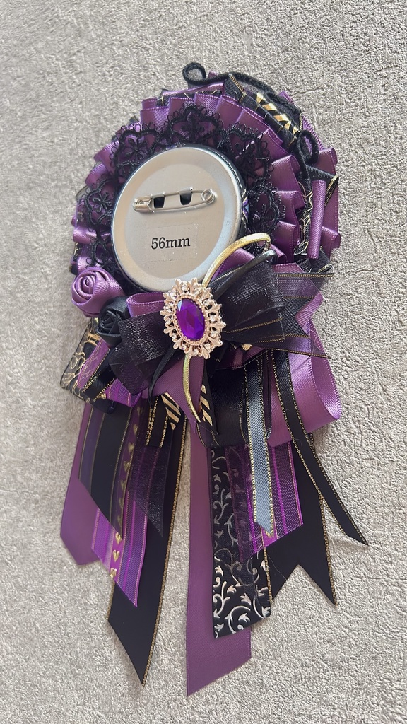 痛ロゼット♪56mmほど用 黒系7色