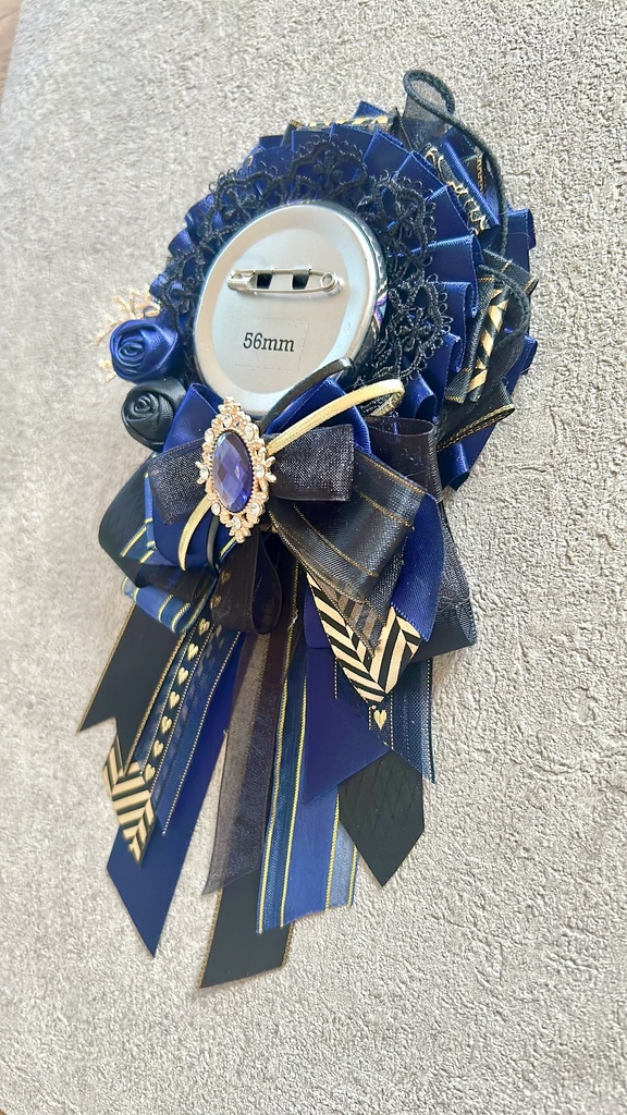 痛ロゼット♪56mmほど用 黒系7色