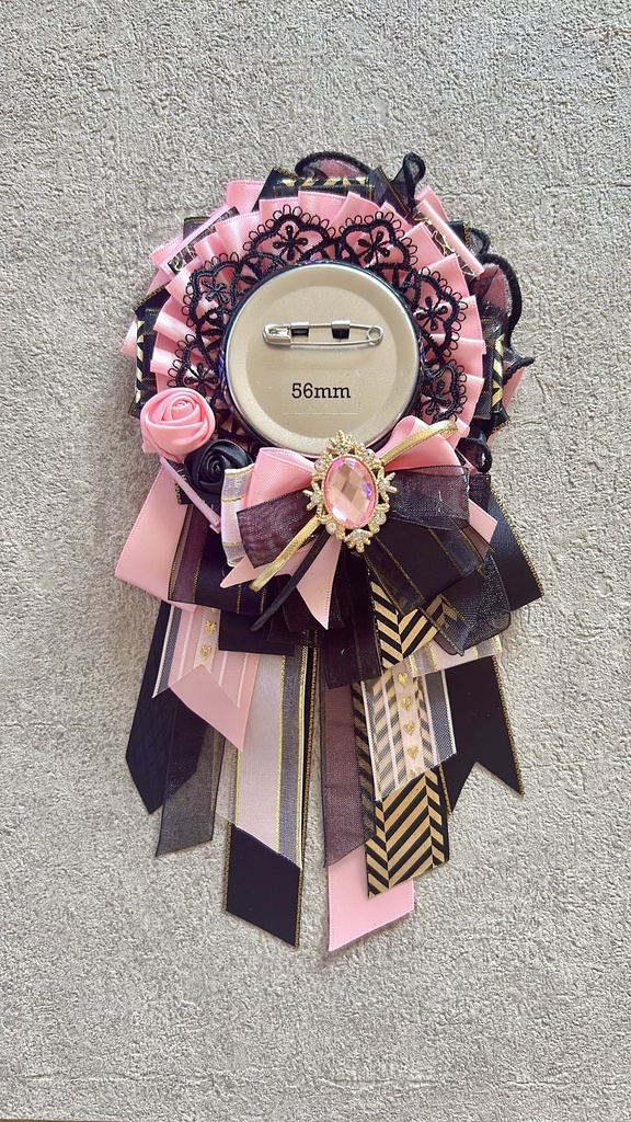 痛ロゼット♪56mmほど用 黒系7色