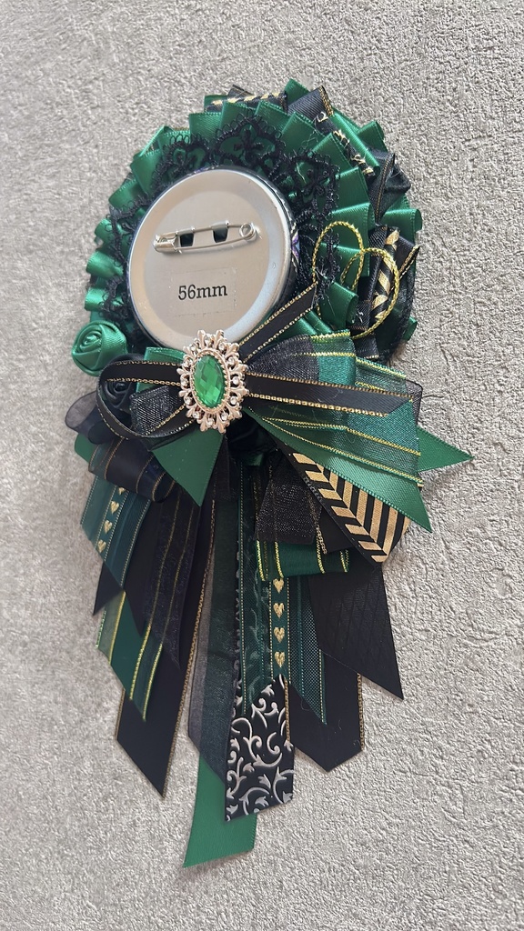 痛ロゼット♪56mmほど用 黒系7色