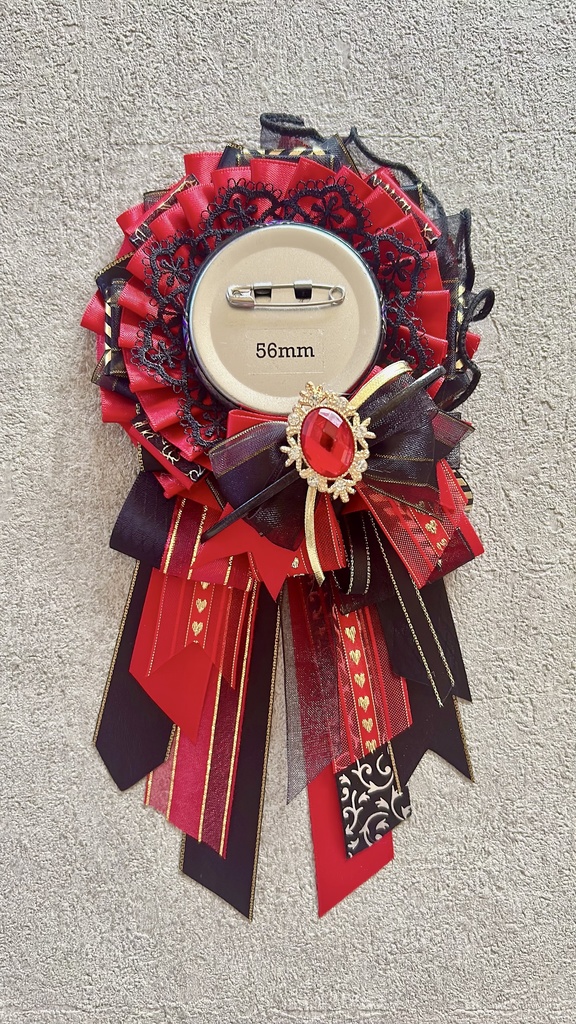 痛ロゼット♪56mmほど用 黒系7色