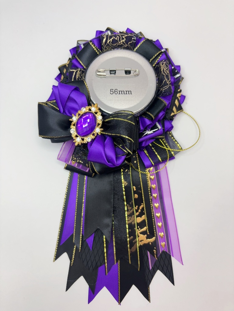 痛ロゼット♪50-60mmほど 黒系