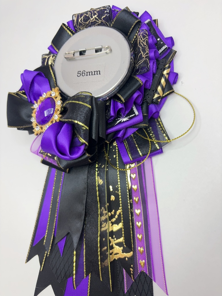 痛ロゼット♪50-60mmほど 黒系