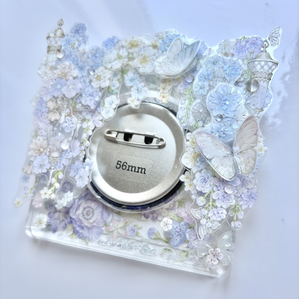 60mm以下用ロゼット♪アクリルケースデコ