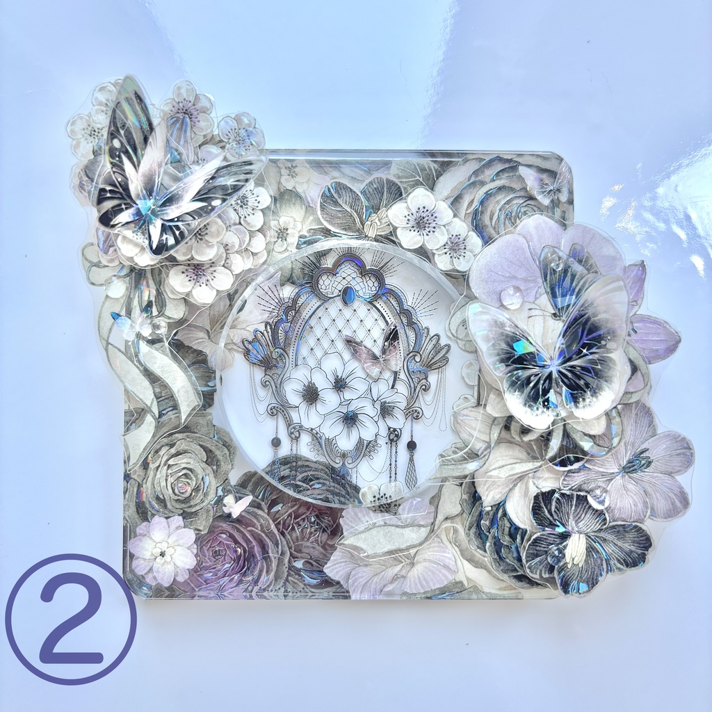 60mm以下用ロゼット♪アクリルケースデコ