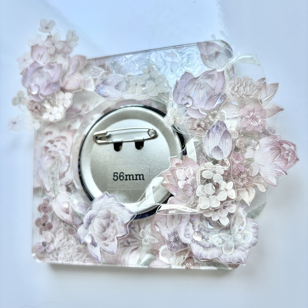 60mm以下用ロゼット♪アクリルケースデコ