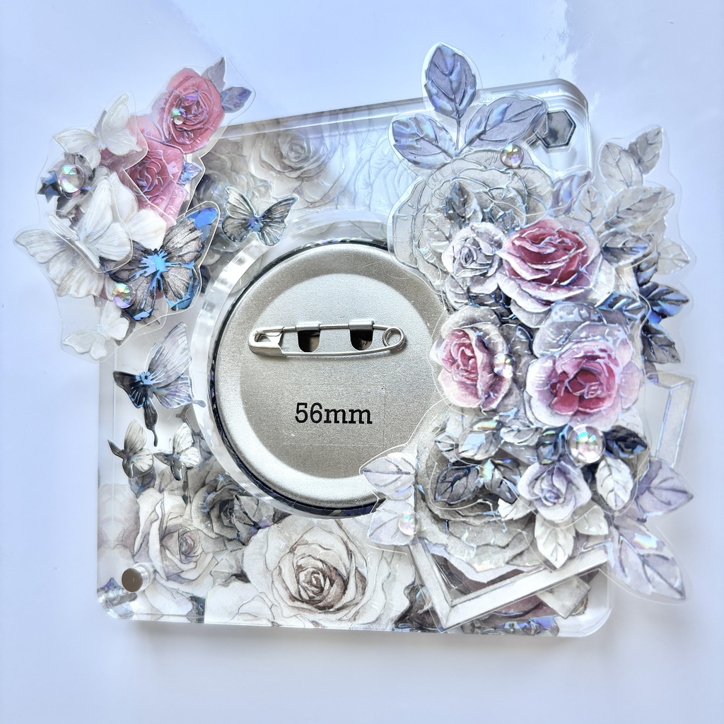 60mm以下用ロゼット♪アクリルケースデコ