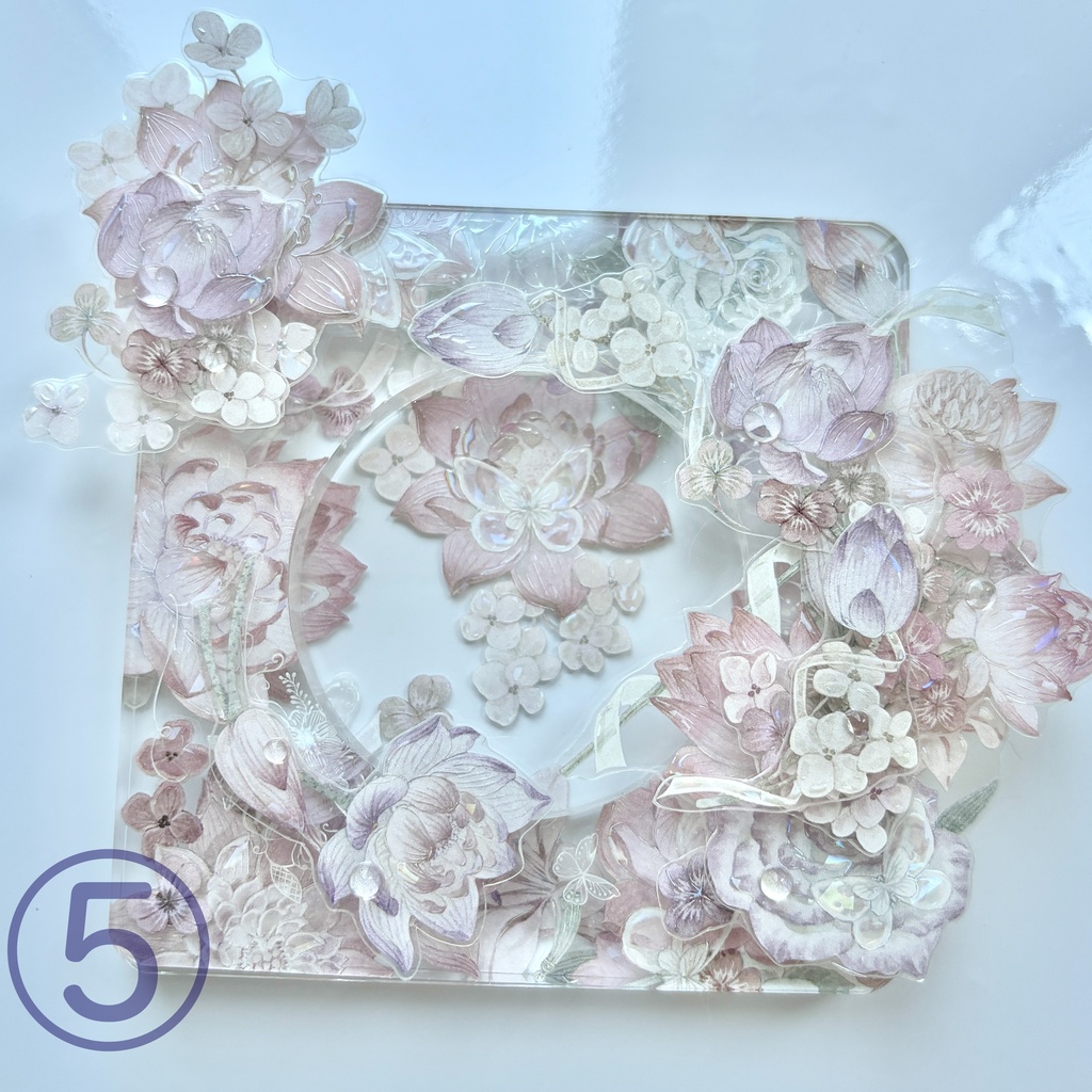 60mm以下用ロゼット♪アクリルケースデコ