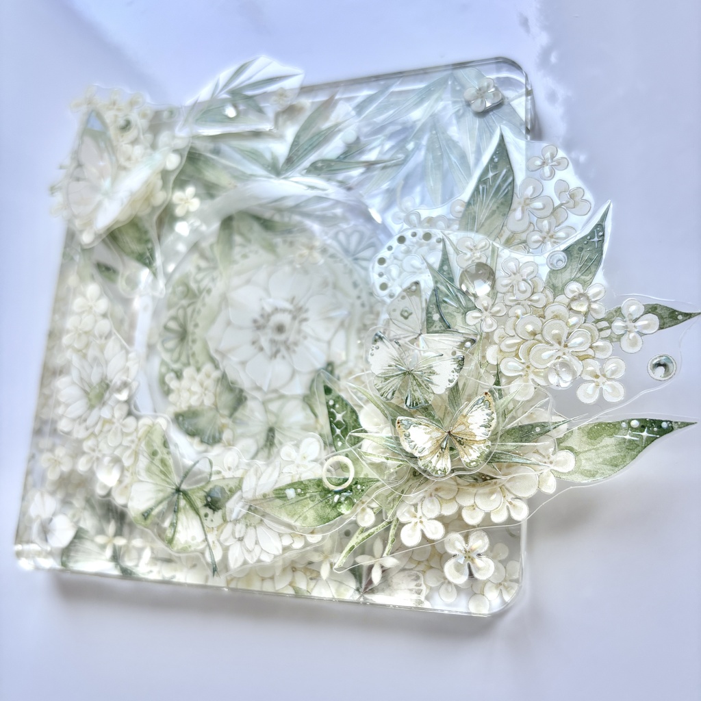 60mm以下用ロゼット♪アクリルケースデコ