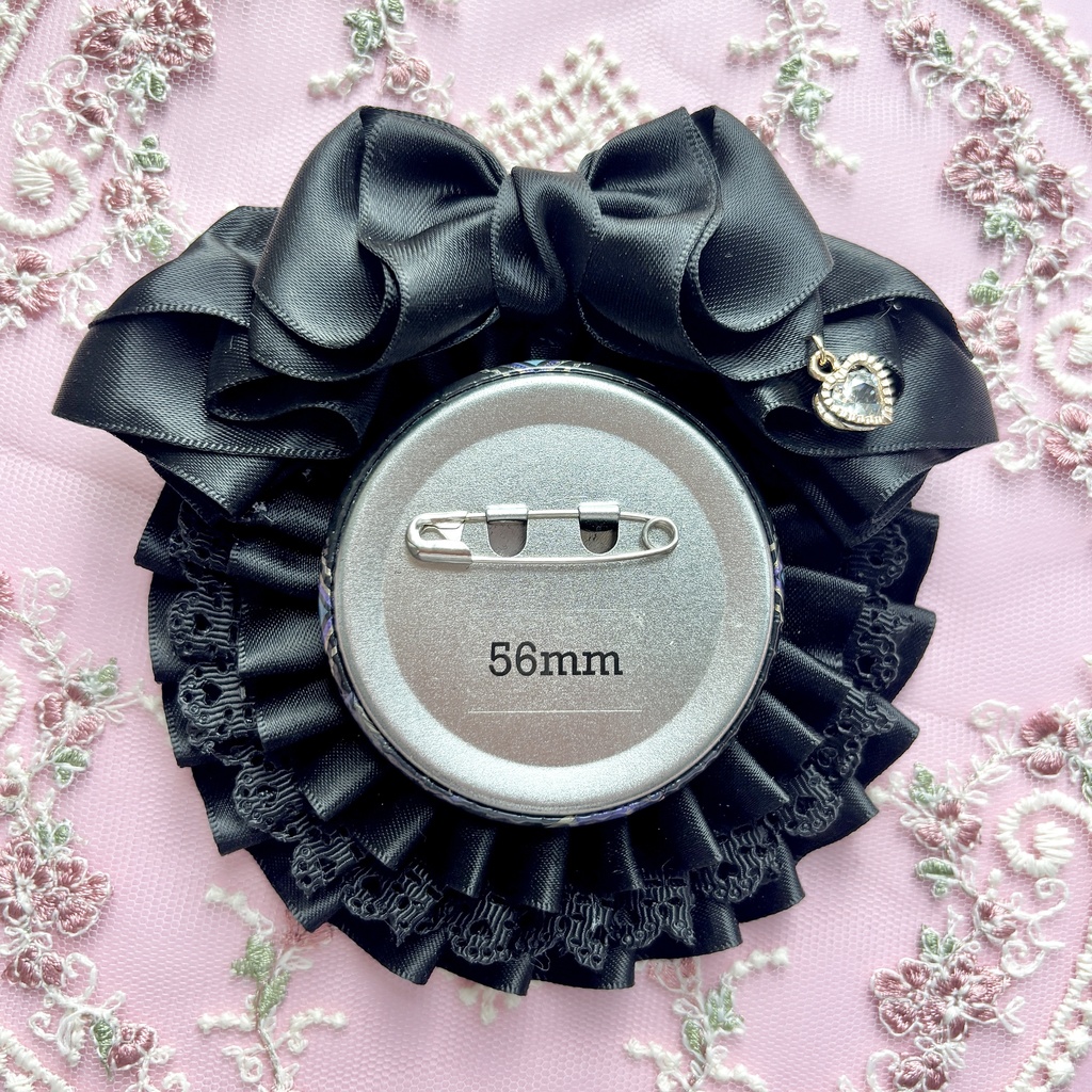 ふりふりロゼット♪56mm