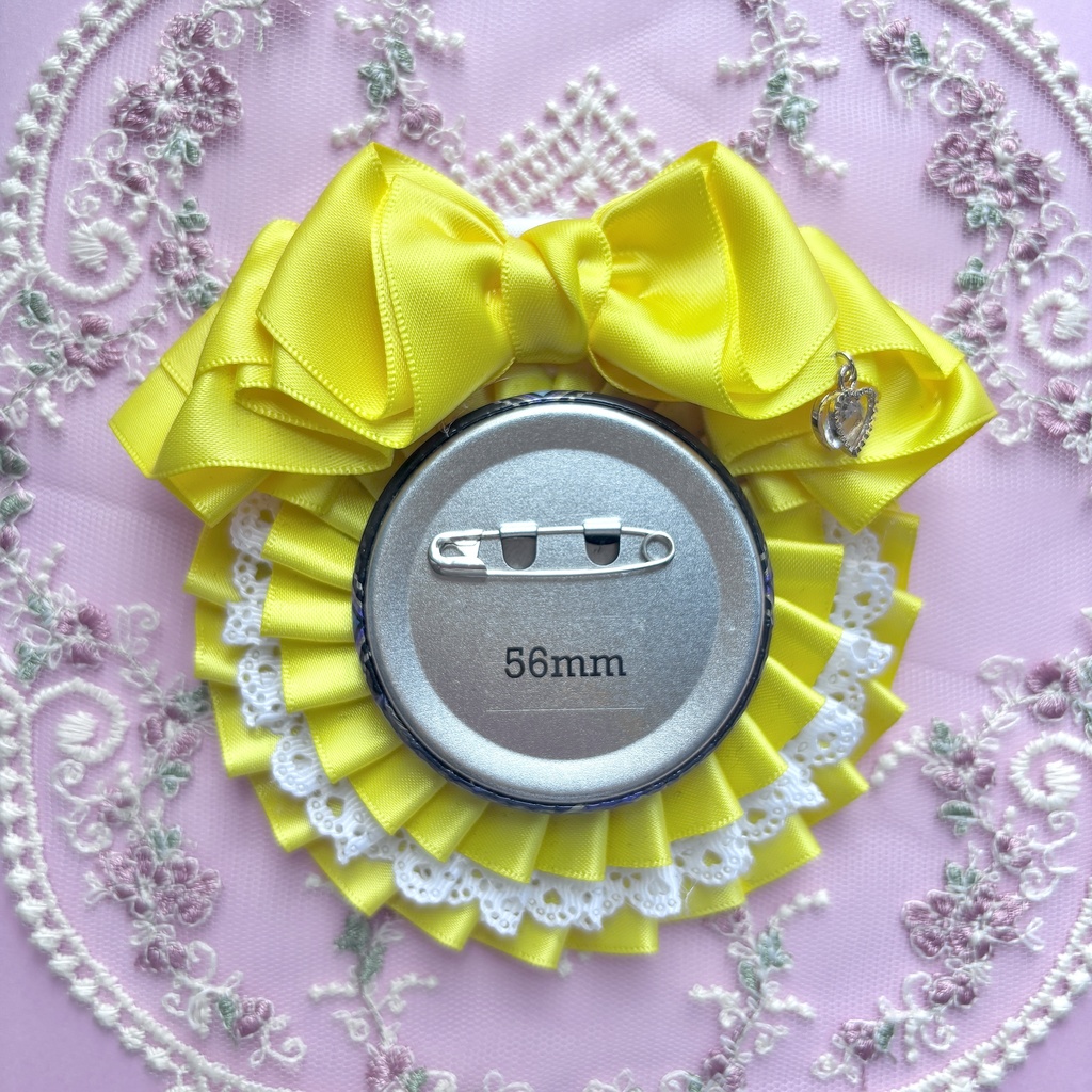 ふりふりロゼット♪56mm