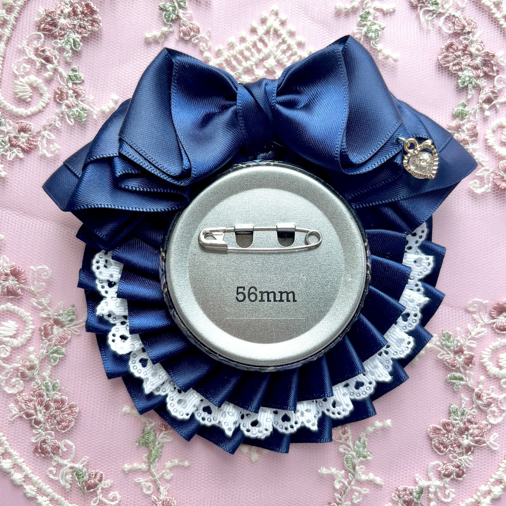 ふりふりロゼット♪56mm