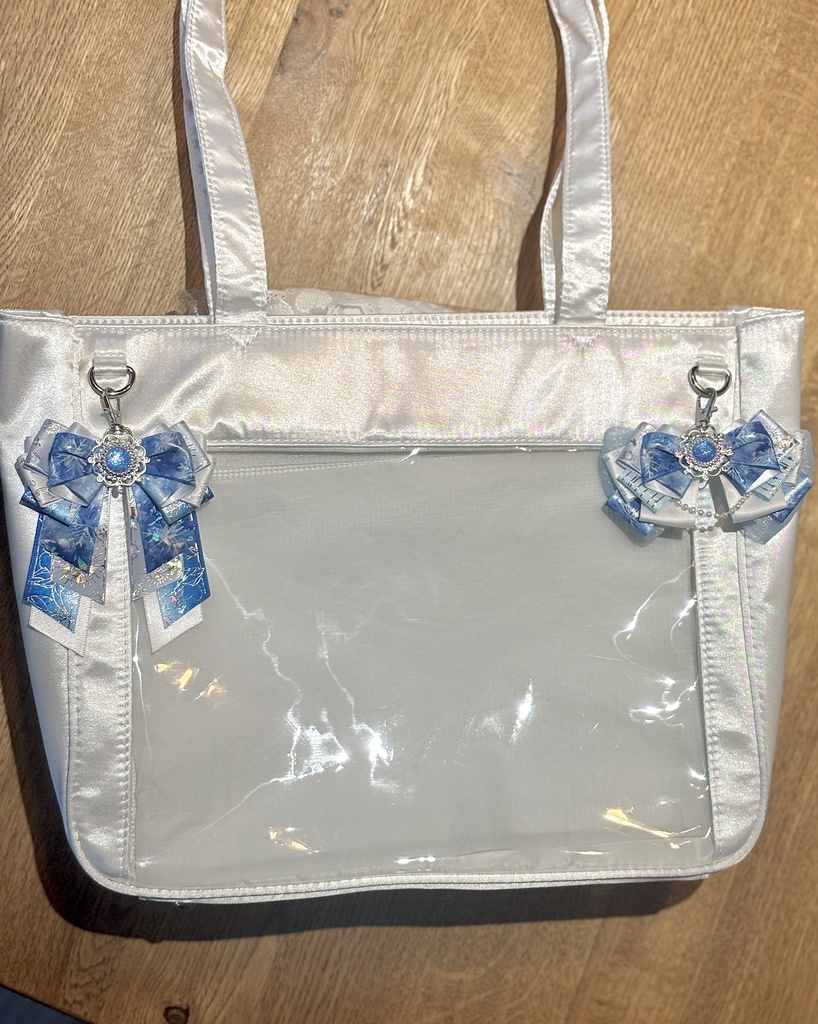 きらきらリボンチャーム小 黒系