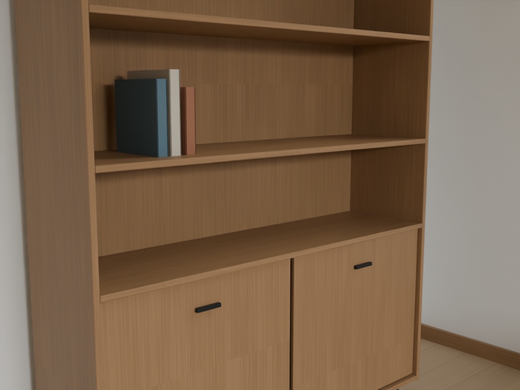 柔らかい昼光の読書・作業部屋