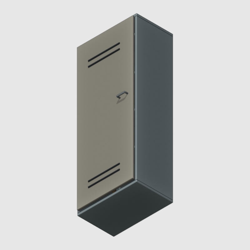 清掃用具ロッカー|静止3D素材1種|Blender・FBX・GLB・OBJ